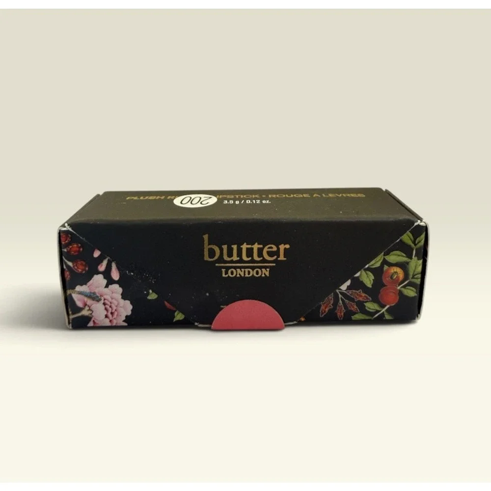 Butter London - Plush Rush Satin Matte Lipstick - Delighted - 0.1 oz. NIB
